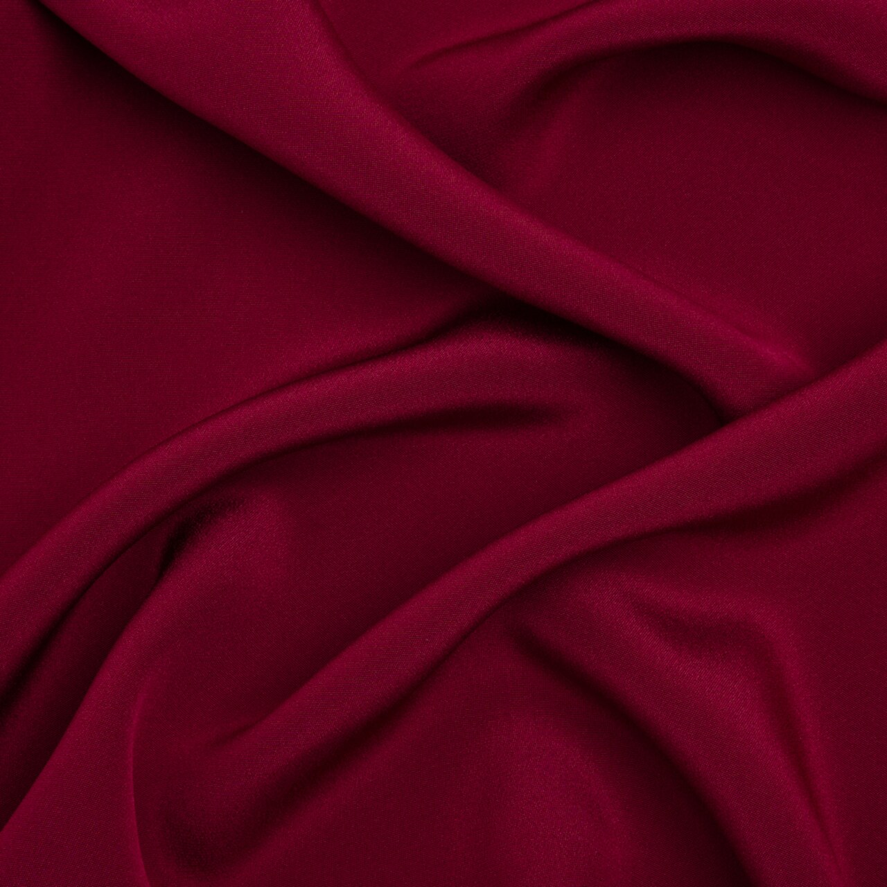 1 Yard Wine Silk Crepe Fabric Premium 4 Ply for Bridal and Formalwear, 44 Inches Width